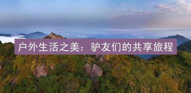 户外生活之美：驴友们的共享旅程