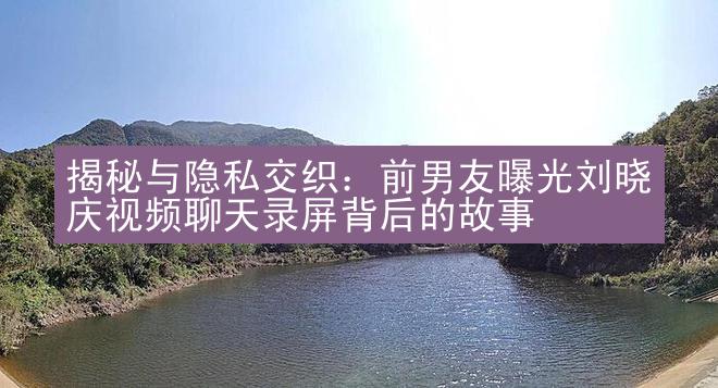 揭秘与隐私交织：前男友曝光刘晓庆视频聊天录屏背后的故事