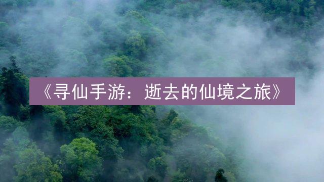 《寻仙手游：逝去的仙境之旅》