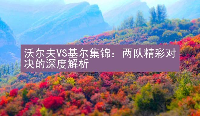 沃尔夫VS基尔集锦：两队精彩对决的深度解析